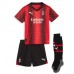 Koszulka piłkarska AC Milan Rafael Leao #10 Strój Domowy dla dzieci 2023-24 tanio Krótki Rękaw (+ Krótkie spodenki)